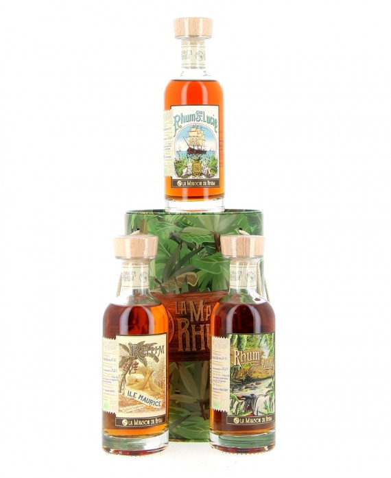 COFFRET - La Maison du Rhum - 3 x 20 cl